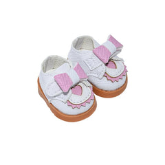 Jojedomo Labubu pink 17cm doll shoes—perfect fit for stylish display and easy dressing.