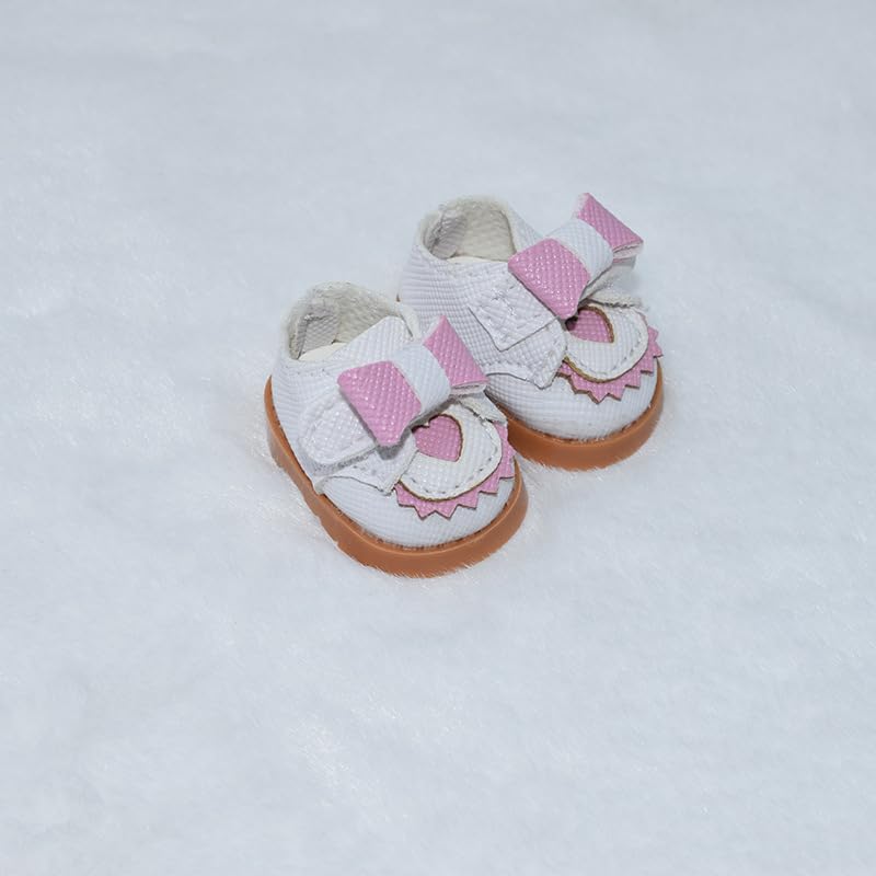 Jojedomo pink Labubu-compatible shoes for 17cm dolls—durable, lightweight padding for comfort.