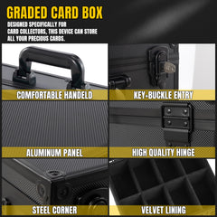 JOJOUP impact-resistant hard-shell protects cards.