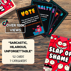 JOKABLY Slap of Shame-dare cards spark bold challenges for lively game nights.