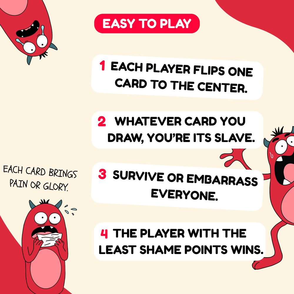 JOKABLY Slap of Shame-trap cards add surprise twists to rounds.