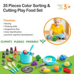 JOKERKING 35Pcs toy knife with rounded edges for safe role-play