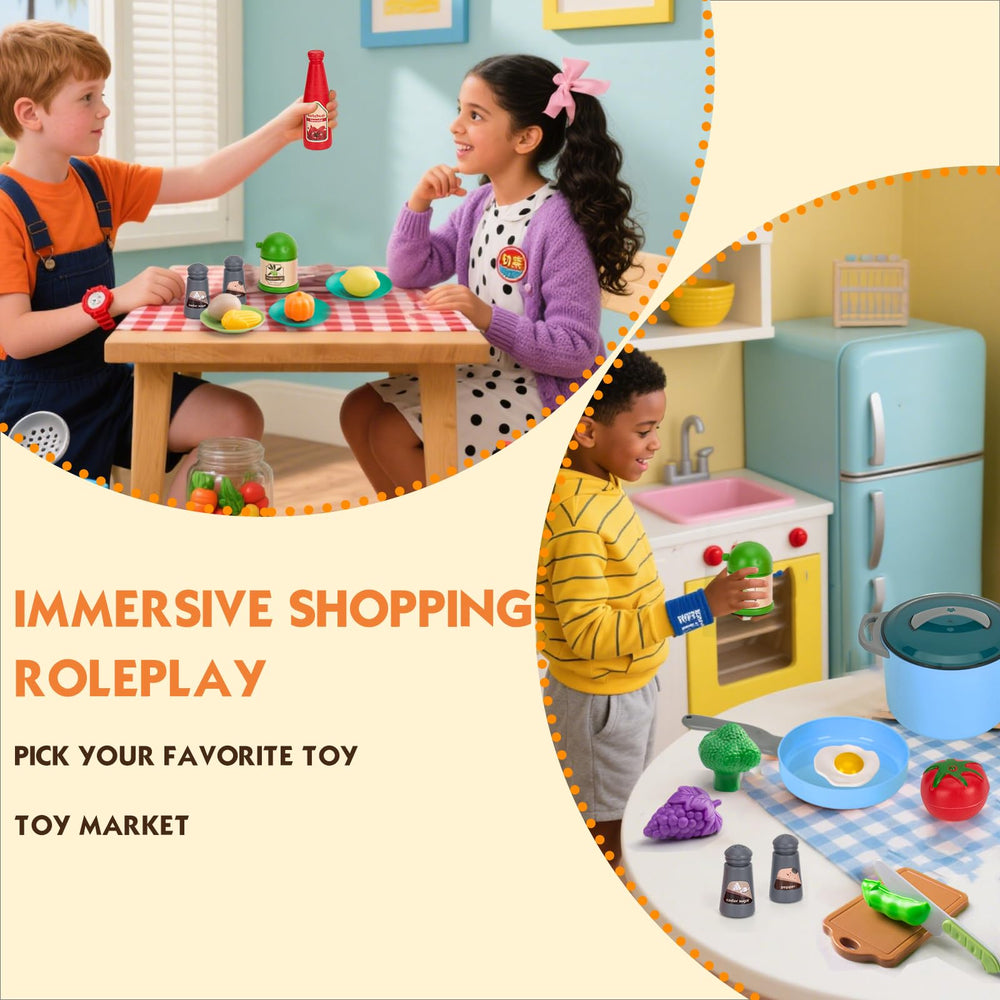 JOKERKING blue-kitchen toy; perfect gift for beginners aged 3+