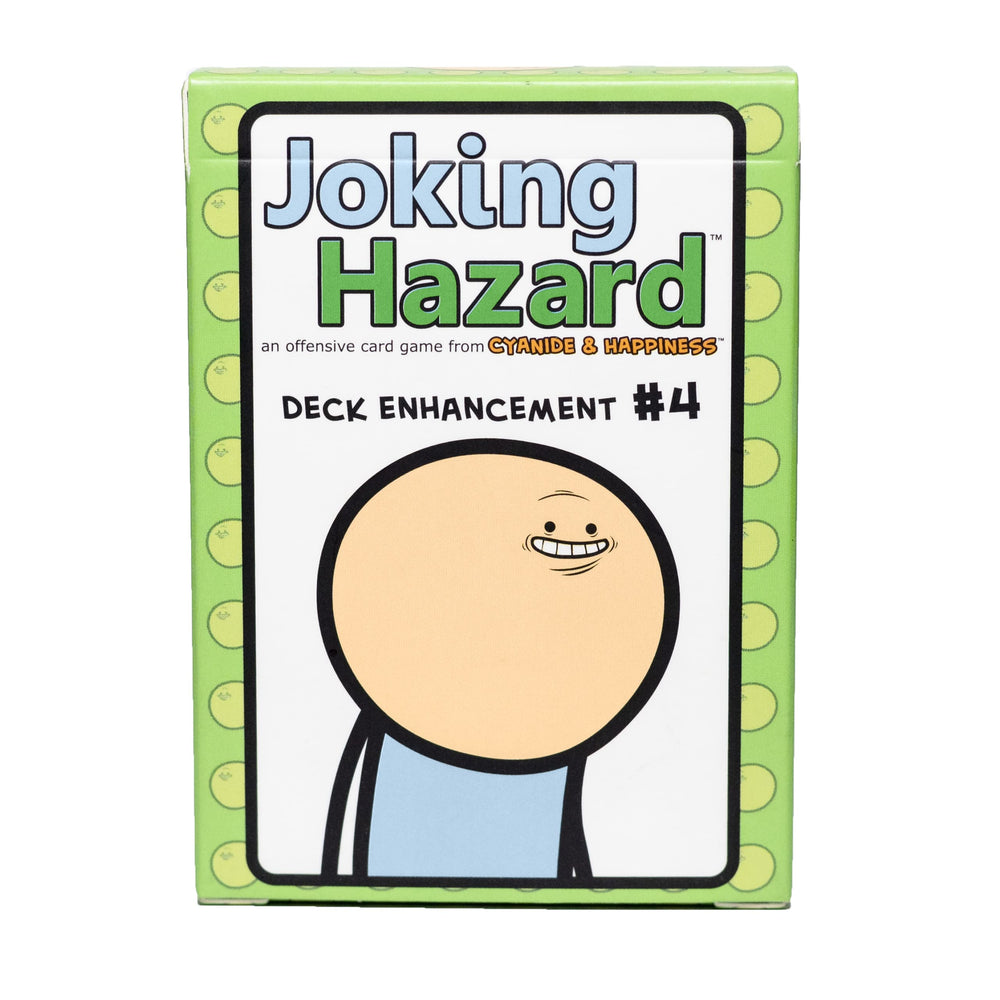 Joking Hazard Expansion 4 deck cards boost party gameplay and laughs.