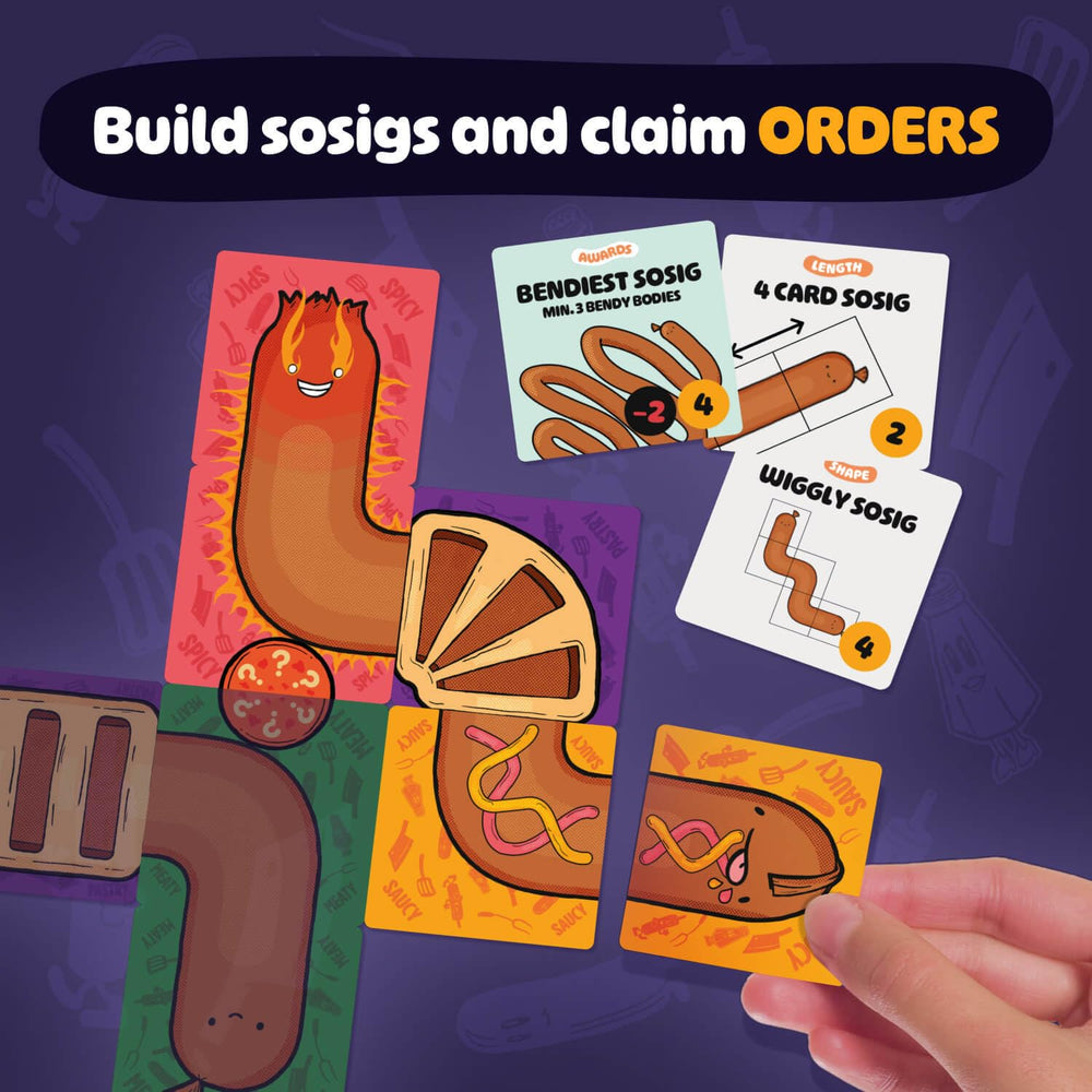 Joking Hazard Mystery Meat card sabotages rounds with playful twists.