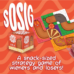 Joking Hazard Sosig travel case keeps the game portable.