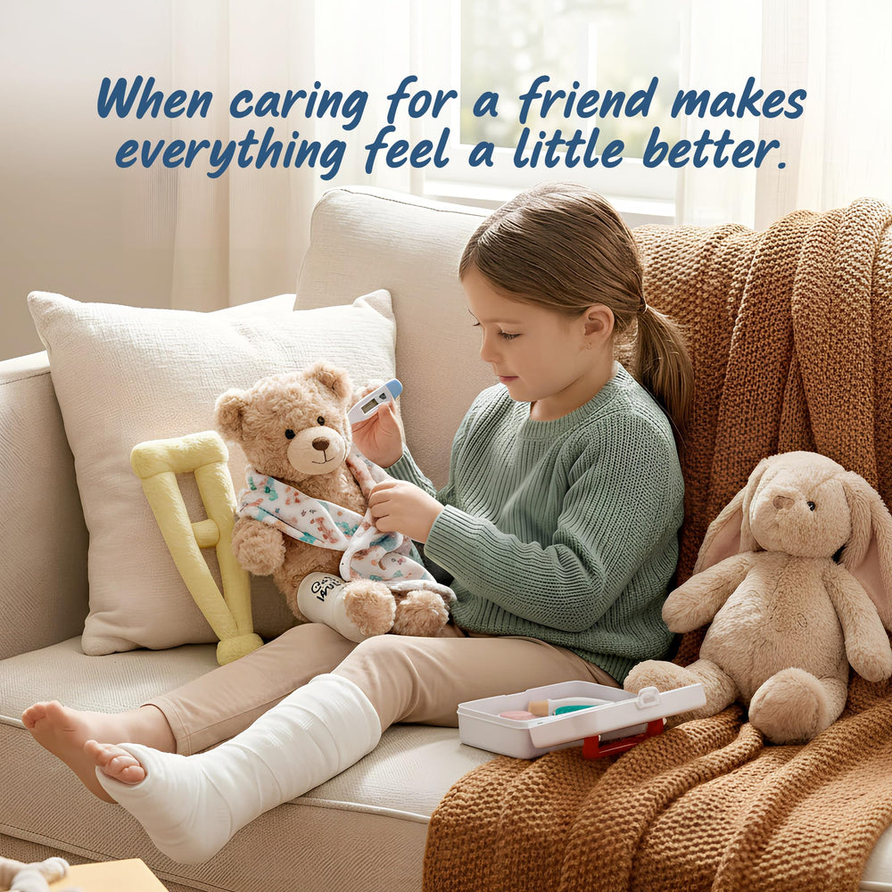 Jolitee gift box teddy, ready-to-gift get well token.