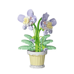 Jollcnoia orchid mini flower bonsai blocks create a calm desk decor display