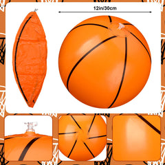 JolliLudo pool party setup with basketball-themed gear for vibrant backyard celebrations.