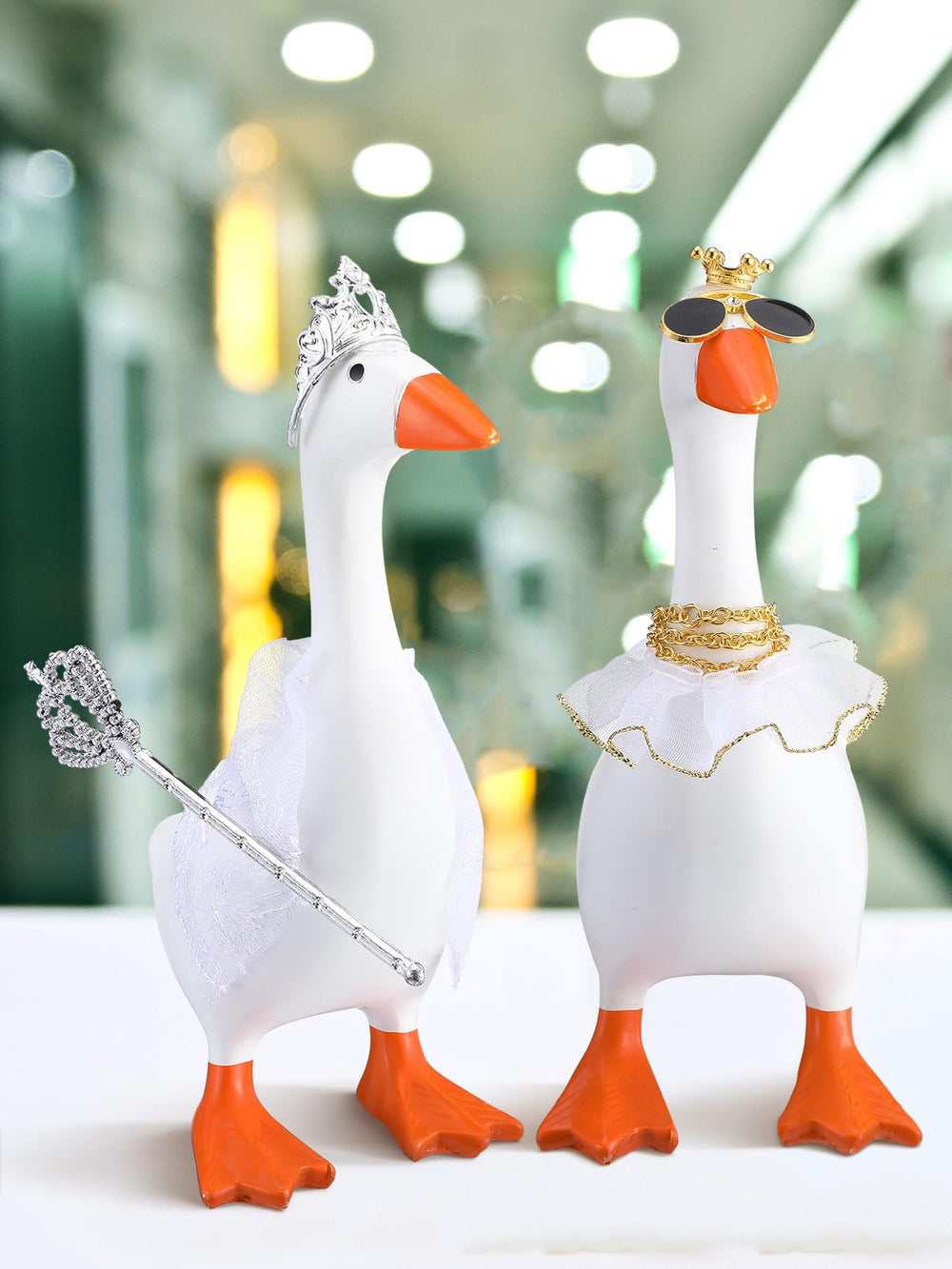JolliLudo scarf accessory for desk goose, soft, durable, and easy to fasten.