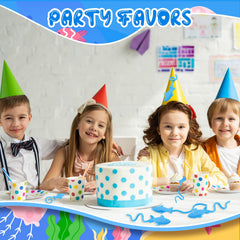 JolliLudo blue sticky shark party favor pack for celebrations.