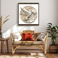 Jollitot 3D hummingbird puzzle piece detail highlights individual shapes for a satisfying fit.