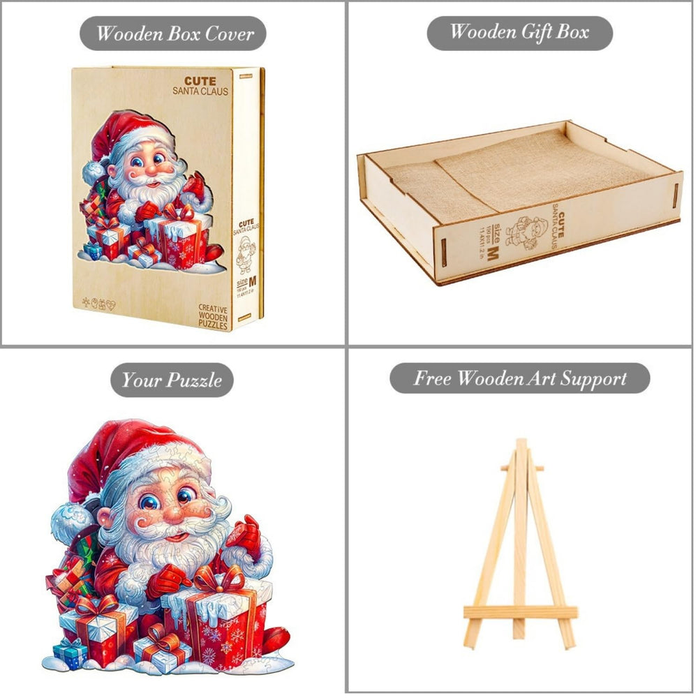 Jollitot adult puzzle relaxation wood, mindful focus during winter evenings.