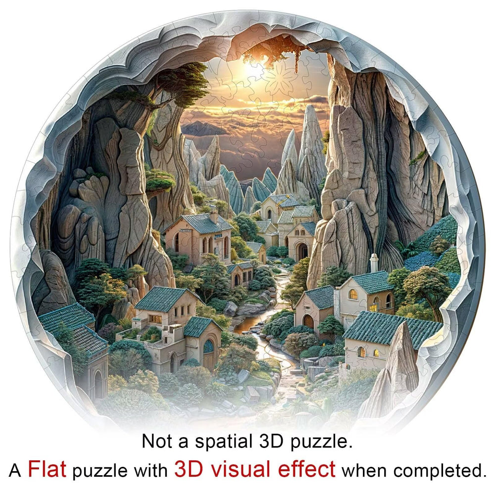 Jollitot round-mandala-view puzzle highlighting intricate details for focused play