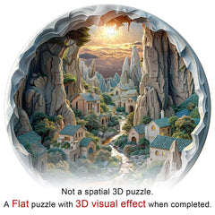 Jollitot round-mandala-view puzzle highlighting intricate details for focused play