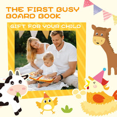 Jollybaby Gift-ready packaging for farm-themed busy book