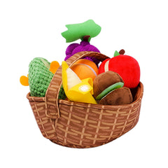 Jollybaby Toddler Plush Avocado: soft, safe toy for pretend kitchen and tactile exploration.