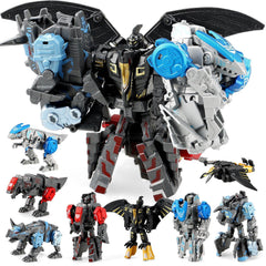 JONEG transforming robot dinosaur 11 modes enhances creative STEM play