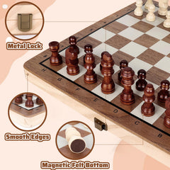 Joneytech board doubles as storage to keep pieces organized