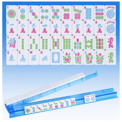 Jongyance American Mahjong tiles 1.2-inch tall with clear engravings for easy handling.