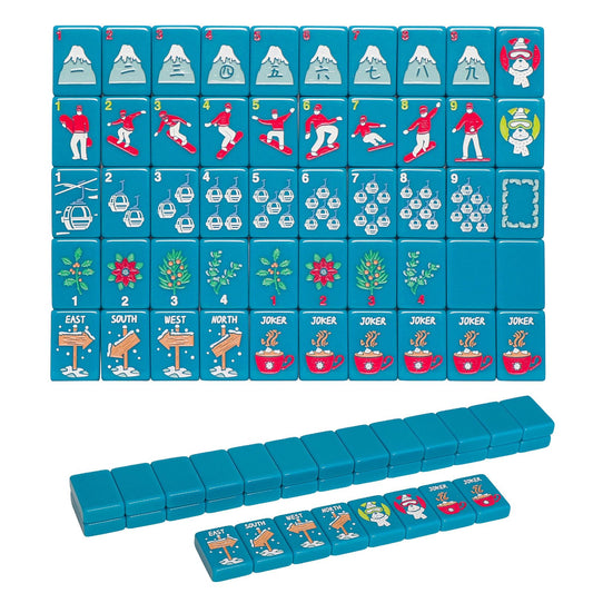 Jongyance American Mahjong tiles with clear engraving for easy reading during play