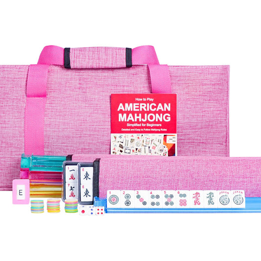 Jongyance American Mahjong tiles set with 166 durable melamine pieces