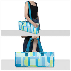Jongyance green rack bag showing four slots for secure storage.