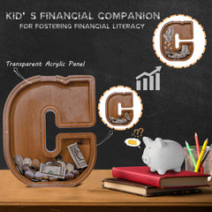 JOOMLAFLY acrylic panel view reveals clear savings progress for kids