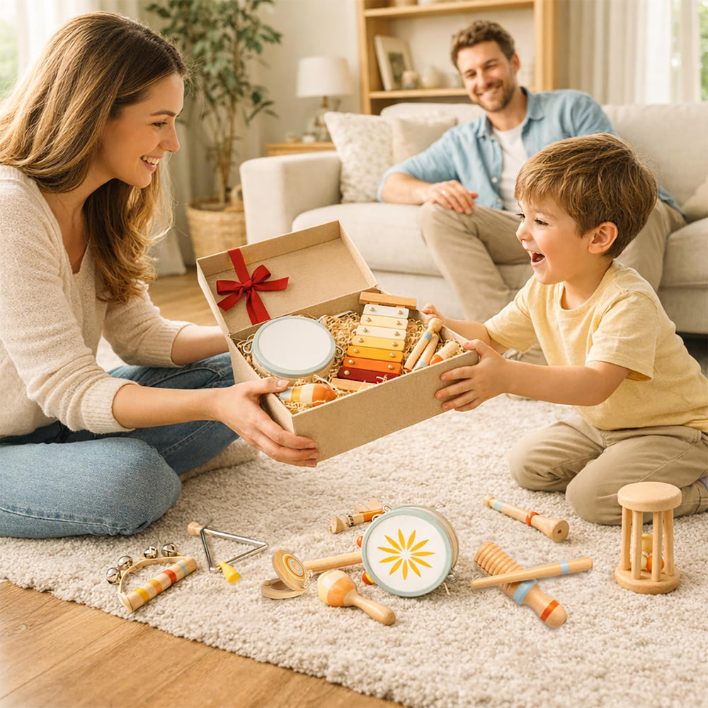 JOOMLAFLY tambourine adds shake and rhythm for toddlers
