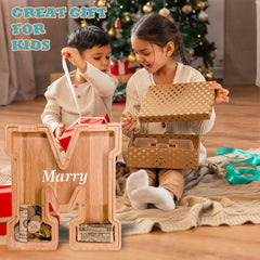 JOOMLAFLY decorative storage box and safe coin bank combo