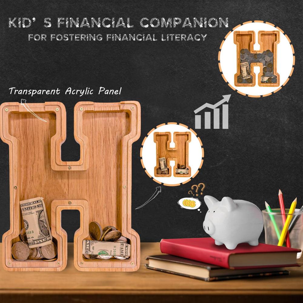 JOOMLAFLY piggy bank personalized name engraving for a unique gift