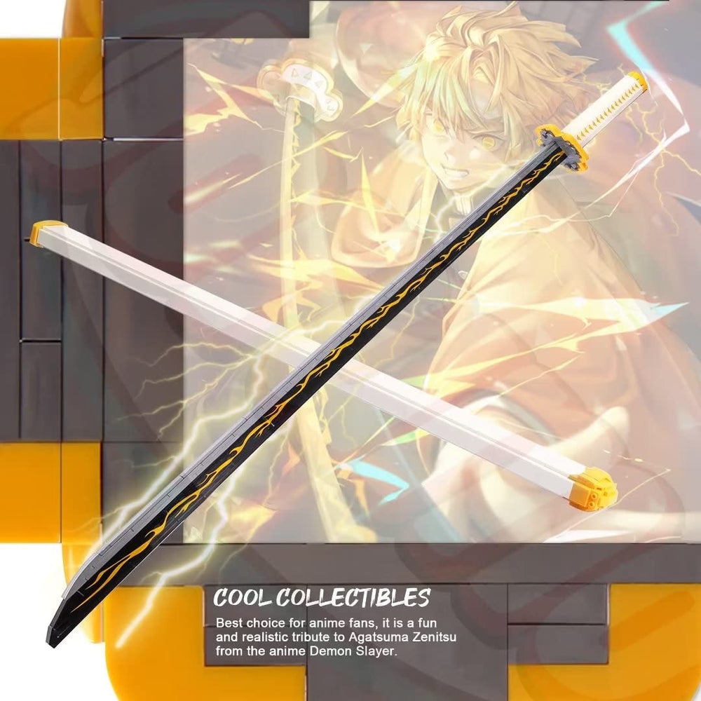 Jorumo 39-inch Zenitsu sword emphasizes scale for cosplay