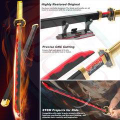 Jorumo sword building set assembly guide aids kid friendly construction