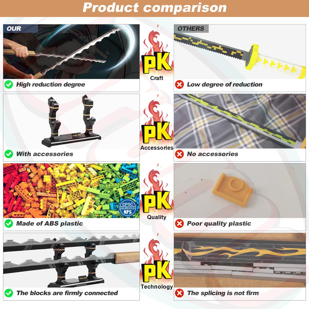 Jorumo dual-sword build kit for hands-on assembly and imaginative play.