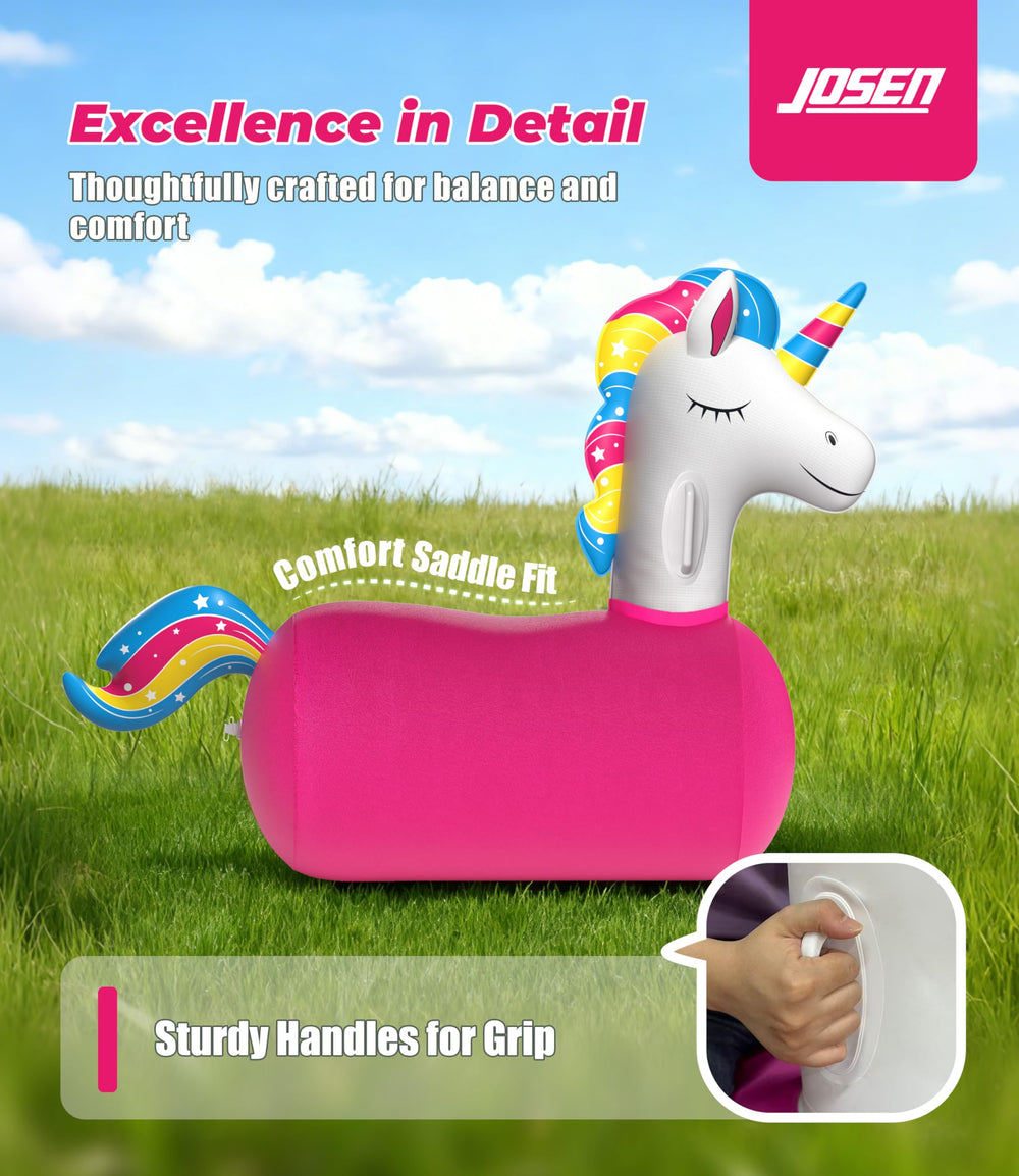 JOSEN bouncy hopper 3-in-1 valve inflates quickly for easy setup