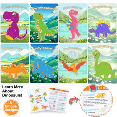 JOTIKO educational cards for dinosaur names and facts