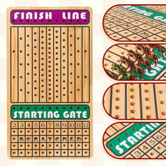 JOTOETYYS waterproof thickened wood board stands up to play