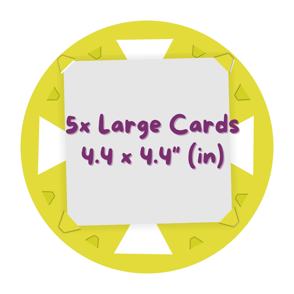 Jovial & Joyful compact packaging keeps refills organized and ready.