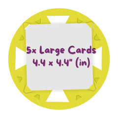 Jovial & Joyful compact packaging keeps refills organized and ready.