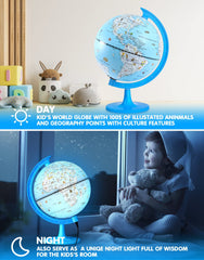 JOWHOL classroom learning globe ideal for desks and group activities.