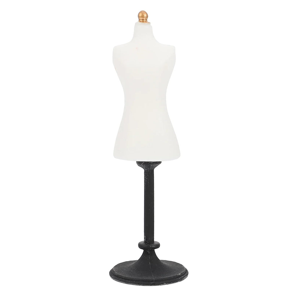 Jowxsx white dress form 1/24 scale for dollhouse displays and dioramas