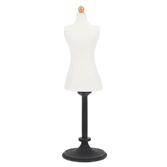 Jowxsx white dress form 1/24 scale for dollhouse displays and dioramas