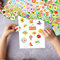 Joy Bang garden scene stickers invite kids to design seasonal classroom murals.