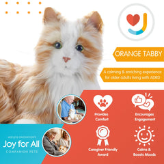 JOY FOR ALL Companion Cat purring feature close-up reinforces a calming, familiar presence.