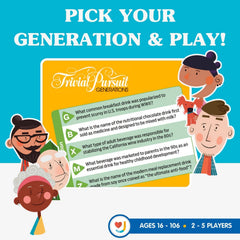 Joy for All Trivial Pursuit Generations gameboard designed for comfortable senior gameplay