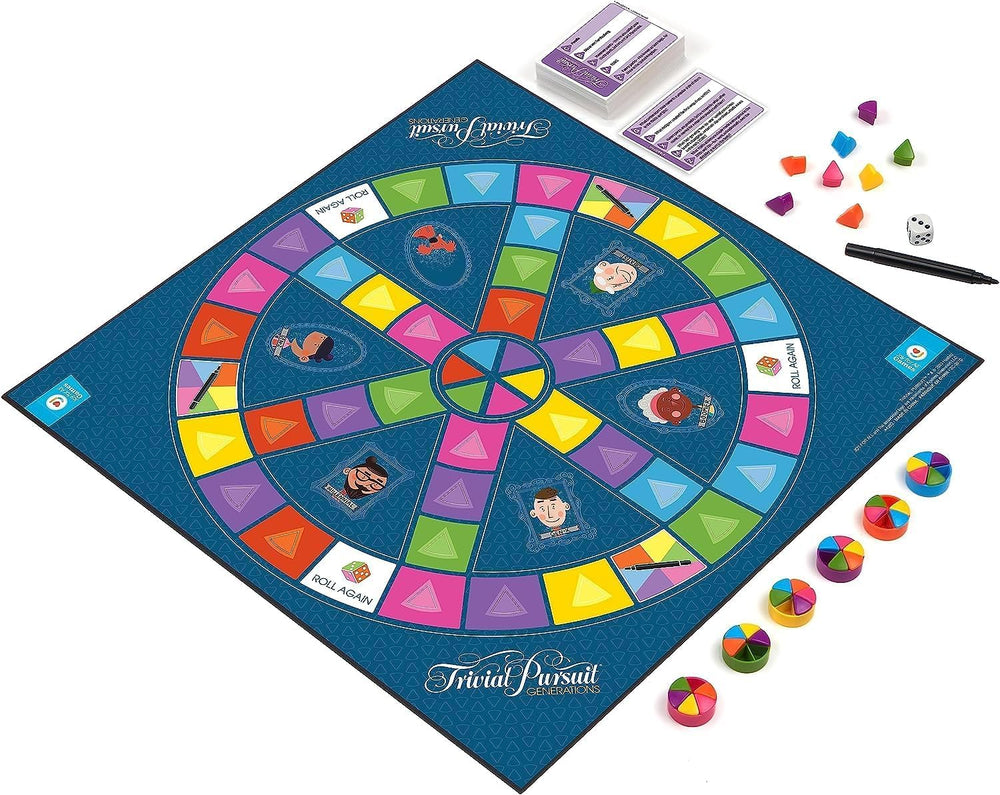 Joy for All Trivial Pursuit Generations large print cards improve readability for low-vision players