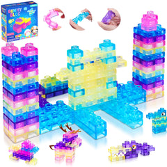 JOY SPOT! 40-piece blocks for creative stacking and imaginative play.