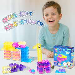 JOY SPOT! durable blocks withstand drops and tugging during active play.