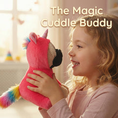 JoyAmigo hoodie-reveal pugicorn shows playful face for interactive fun.