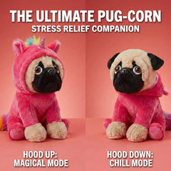 JoyAmigo hypoallergenic-softness pugicorn comforts with marshmallow-like warmth.